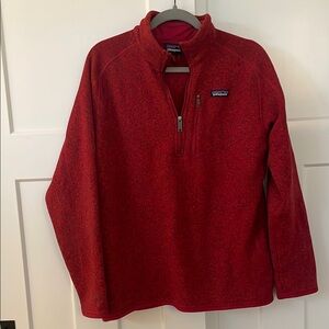 Patagonia Red Fleece Pullover